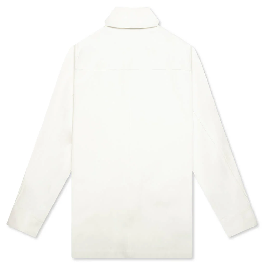 Paris Patch Pocket Overshirt - Ivory - Image 2