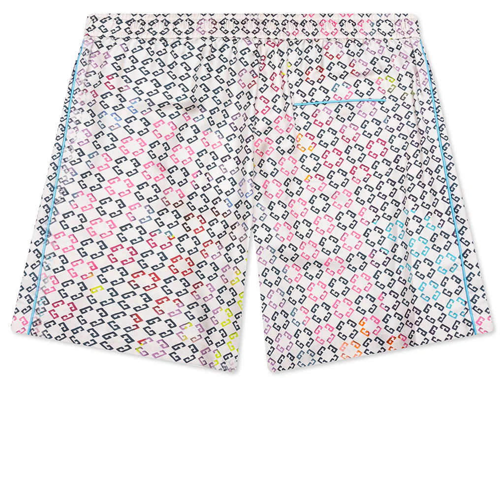 Monogram 72 Silk Pyjamas Shorts - Multicolored - Image 2