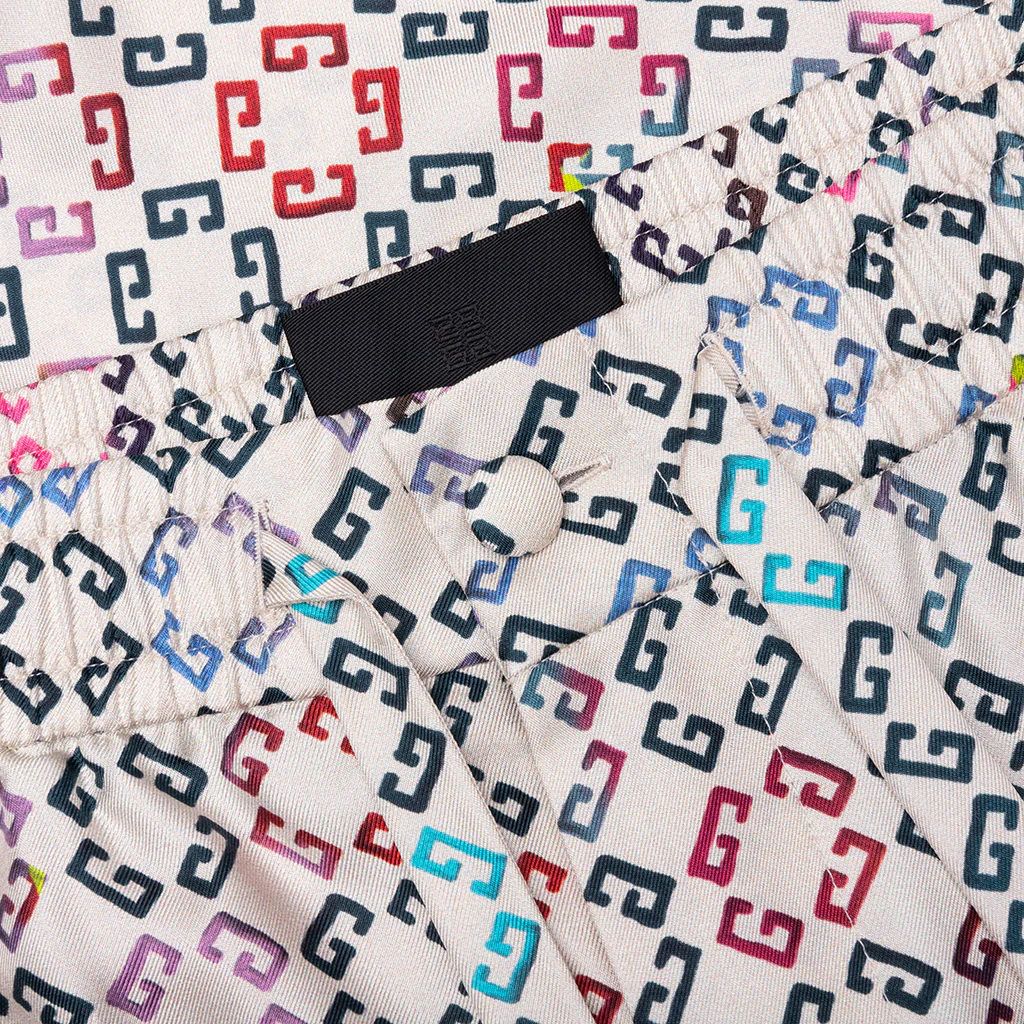 Monogram 72 Silk Pyjamas Shorts - Multicolored - Image 3