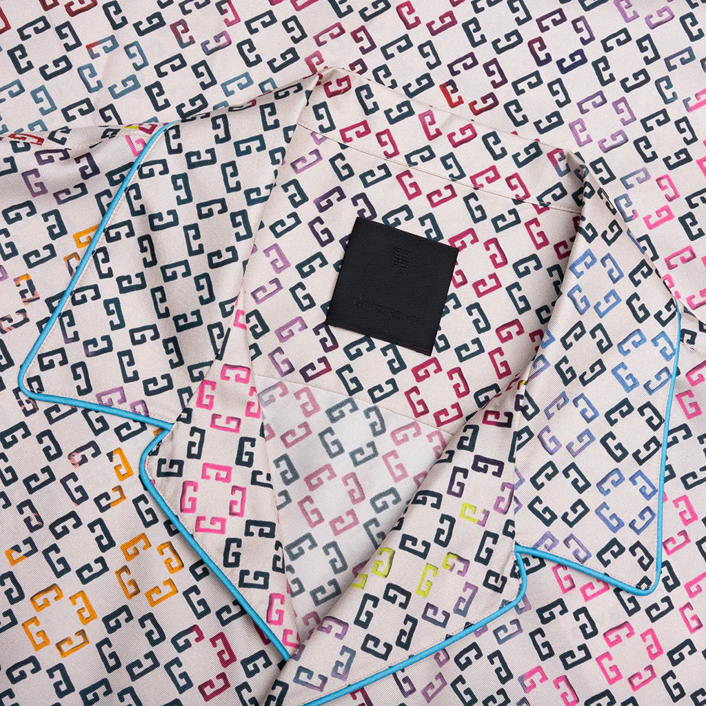 Monogram 72 Silk Pyjamas Shirt - Multicolored - Image 3