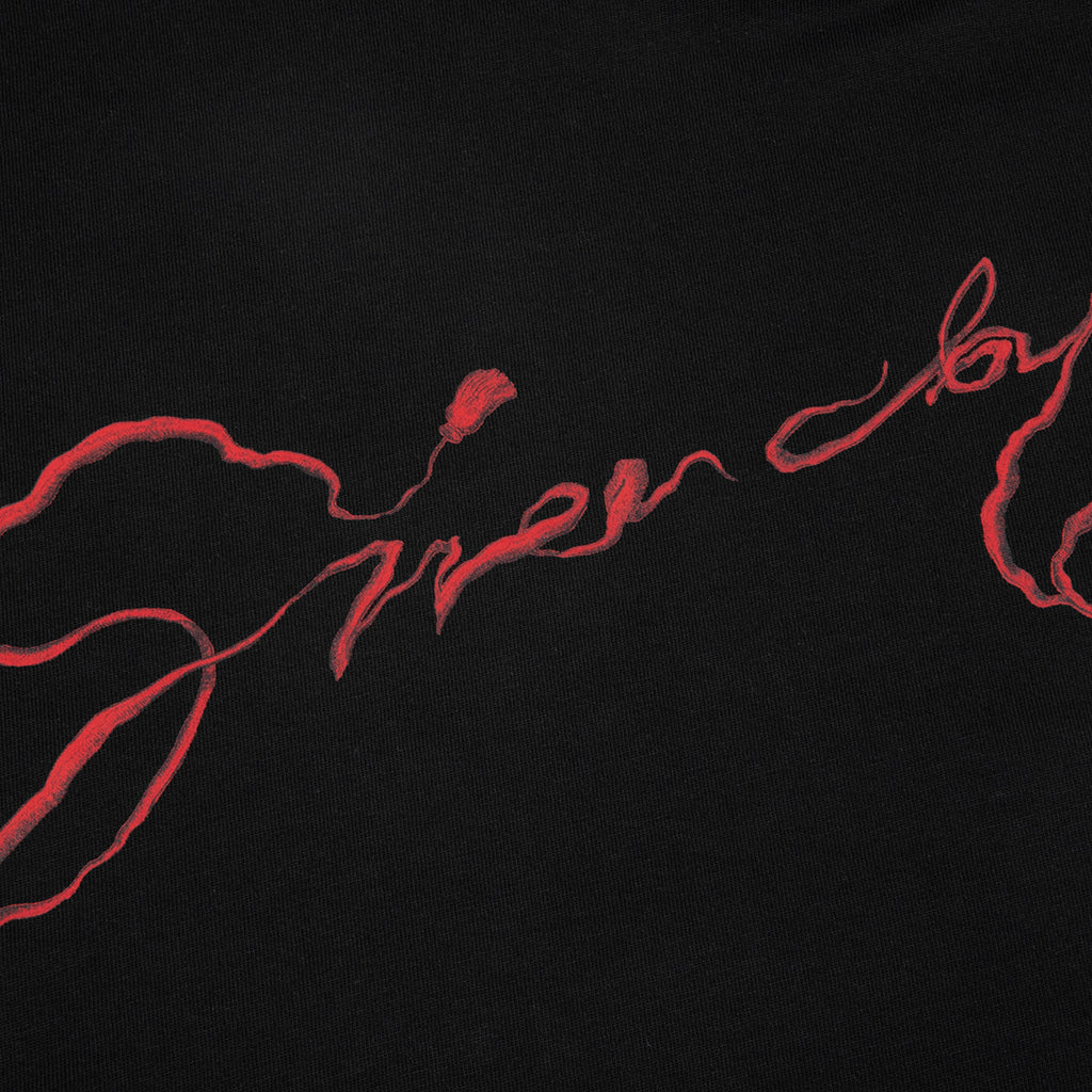Chandelier and Snake Print Long Sleeve T-Shirt - Black - Image 4