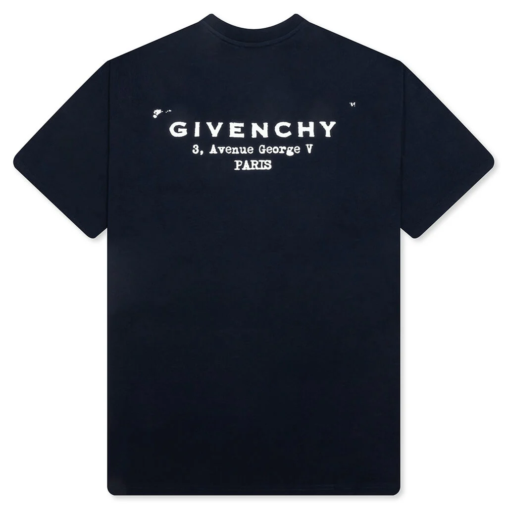 Stamp T-Shirt - Dark Navy - Image 2