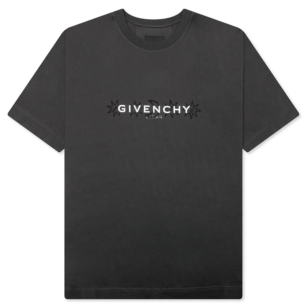 Tarot Print Reverse T-Shirt - Rosewood