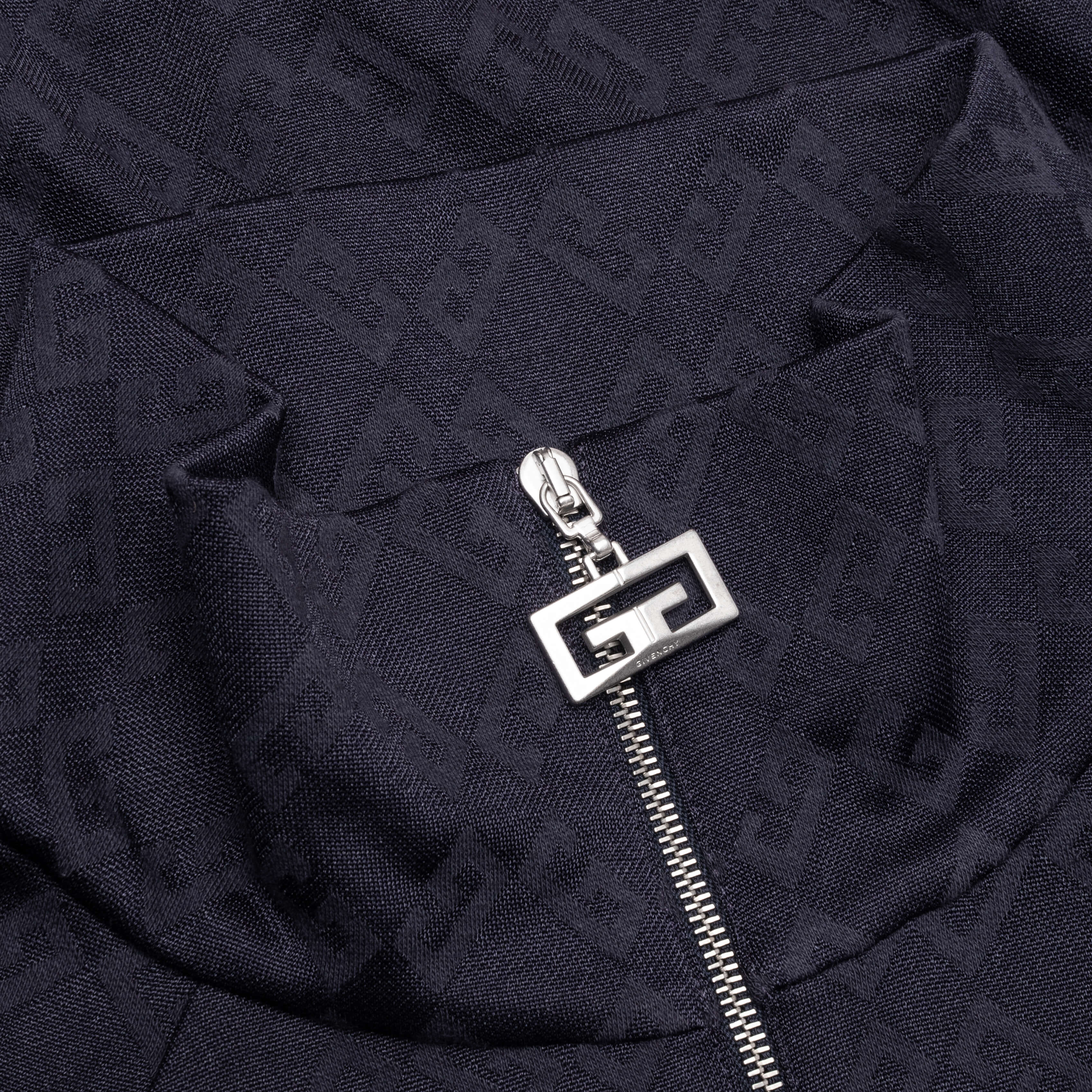 Vintage Full Zipped Tracksuit Sweatshirt - Dark Blue - Image 3