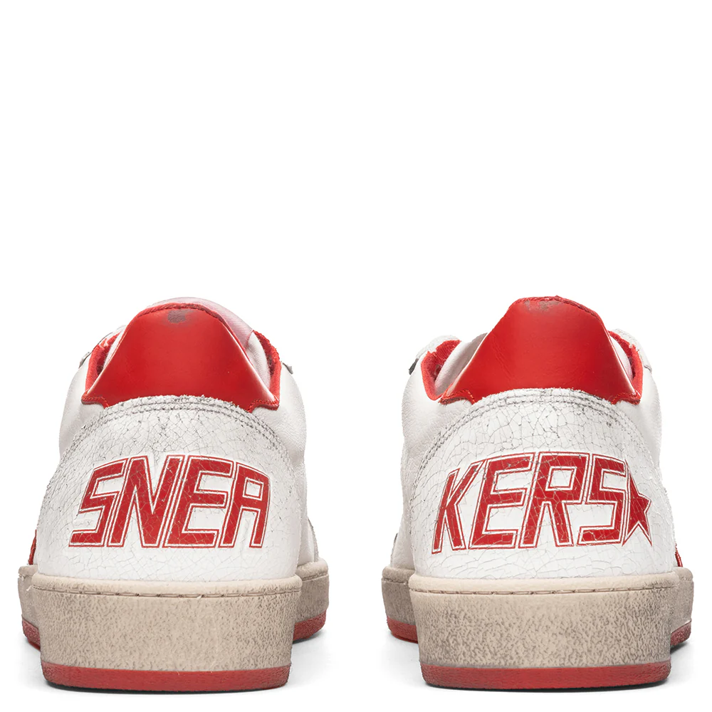 Ball Star - White/Strawberry Red - Image 4