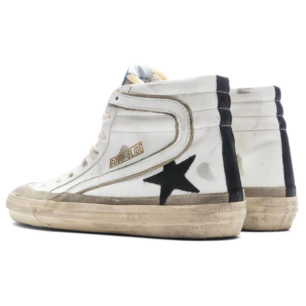 Slide Leather - White/Yellow/Black - Image 3
