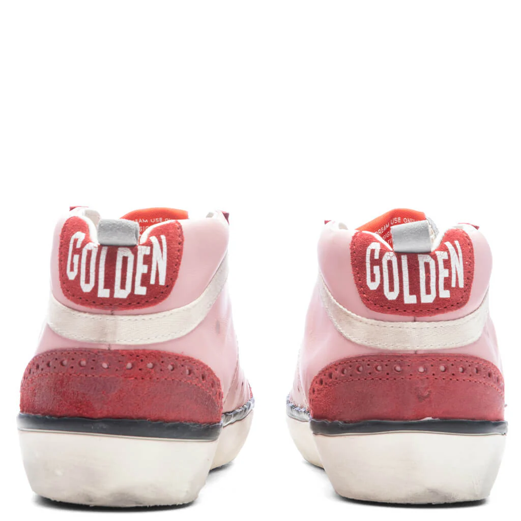 Women's Mid Star Toe Star and Spur - Antique Pink/Red/White - Image 4