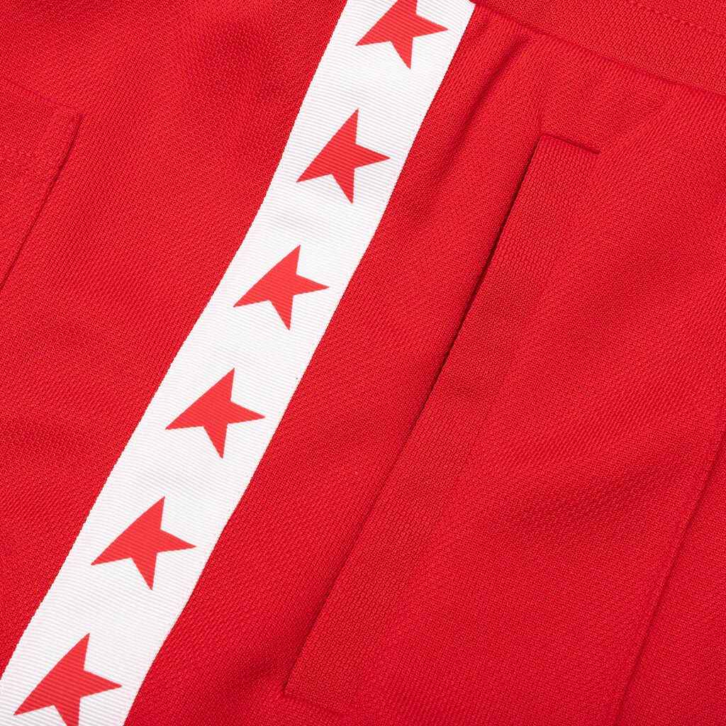 Star Jogging Pants - Tango Red/White - Image 3