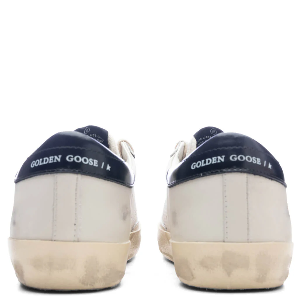 Super-Star Leather Upper and Heel Suede Star - White/Pomegranate/Black - Image 4