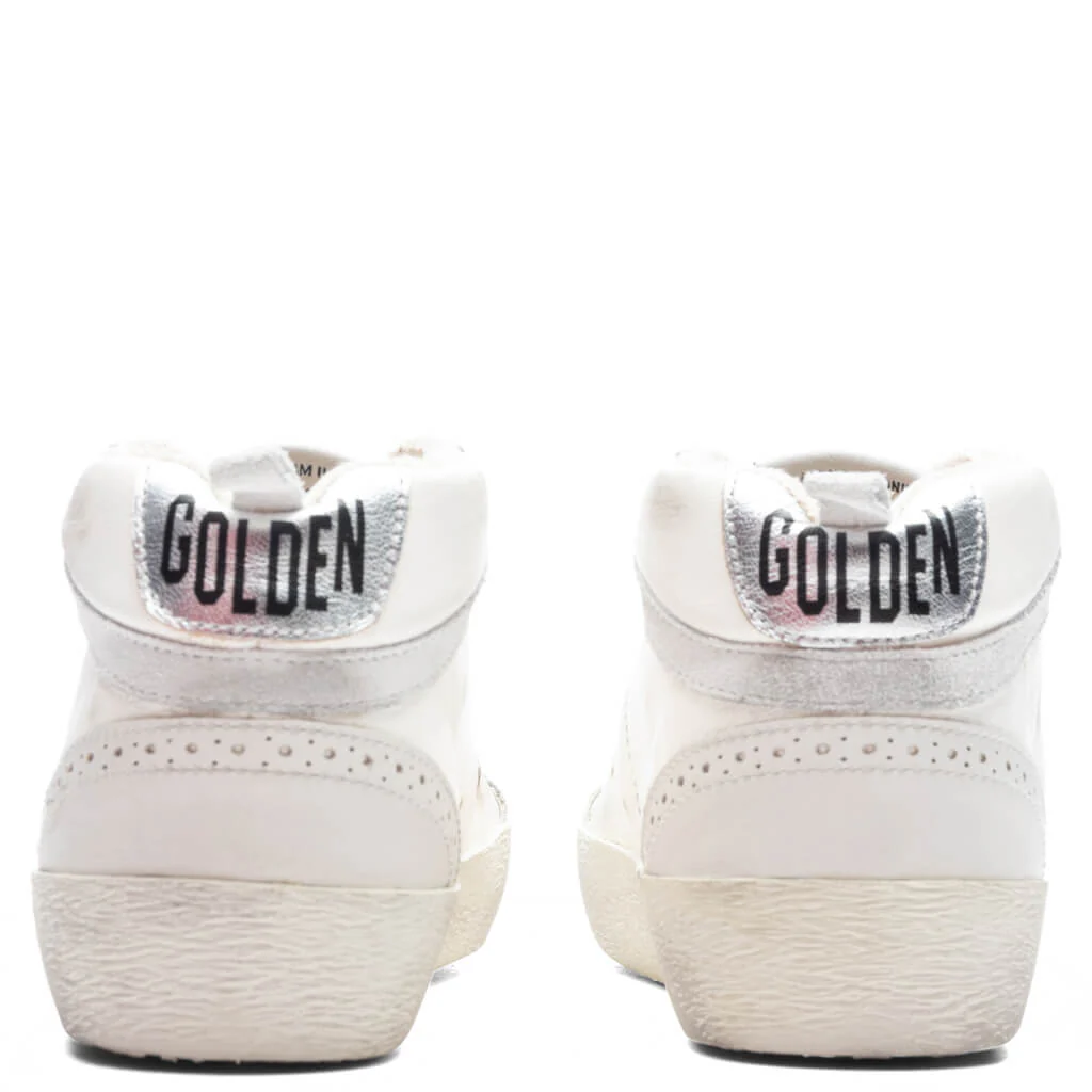 Women's Sneakers Nappa Suede Mid Star - Cream/Milky/Green - Image 4