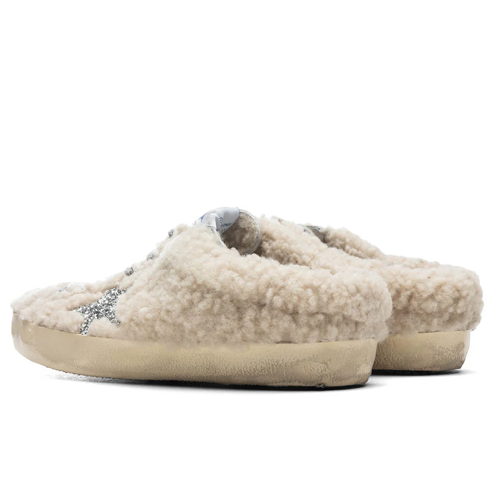 Women's Super-Star Sabot - Natural White/Silver - Image 3