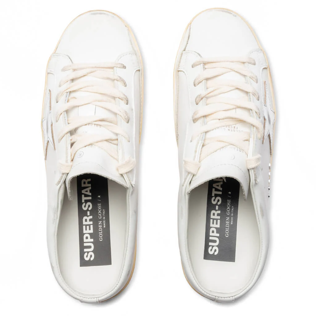 Women's Super-Star Sabot - White/Silver - Image 4
