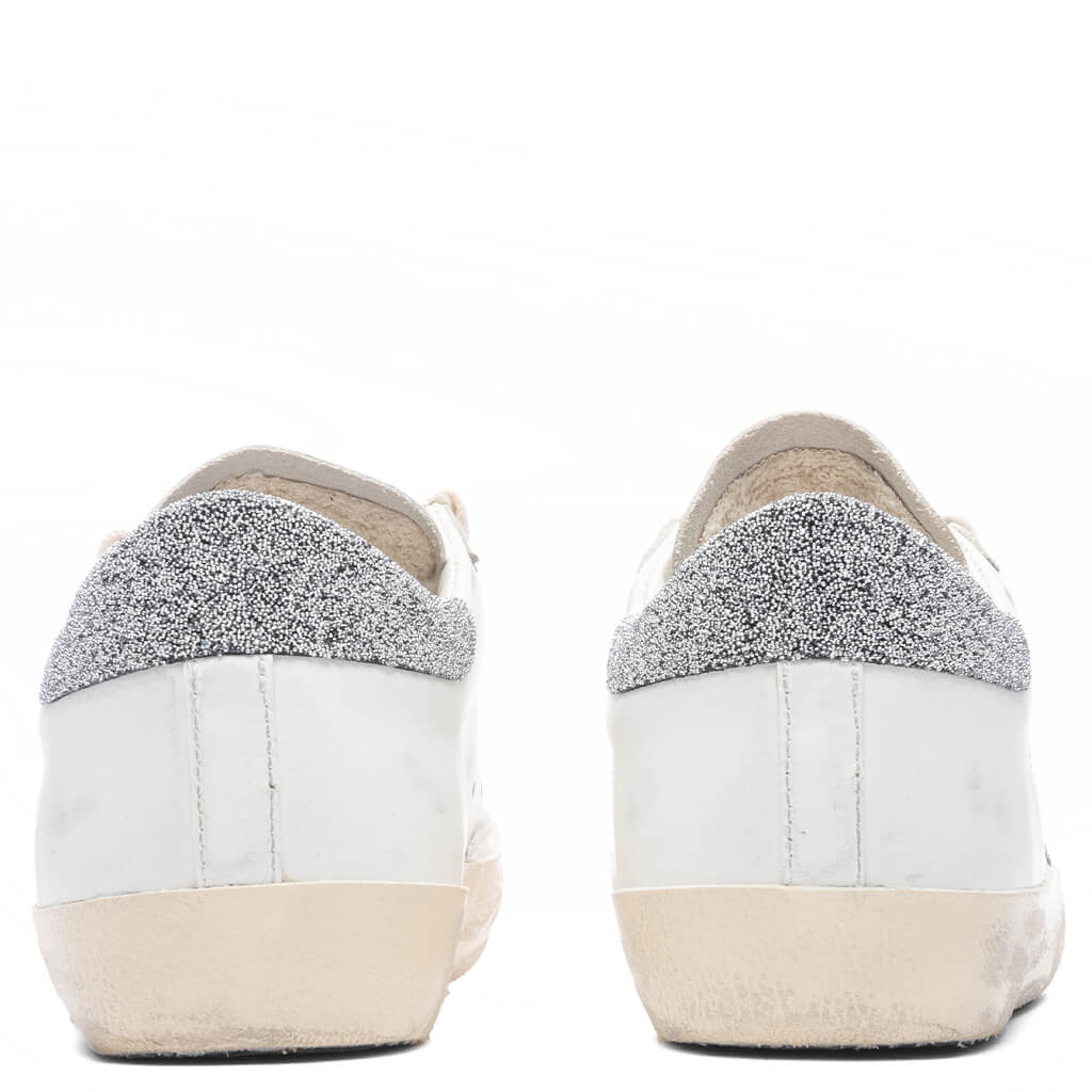 Women's Super-Star Sneakers - White/Silver - Image 4
