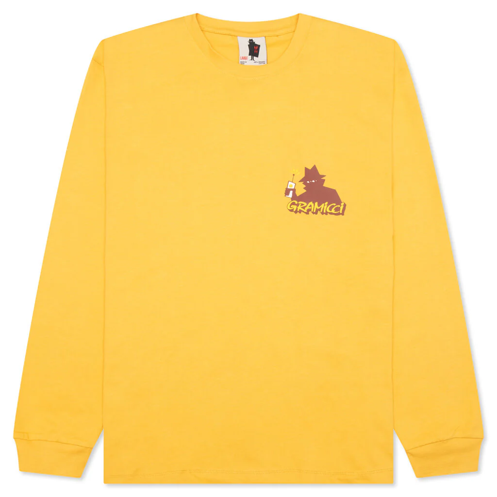 Real Bad Man x Gramicci Records L/S Tee - Mustard