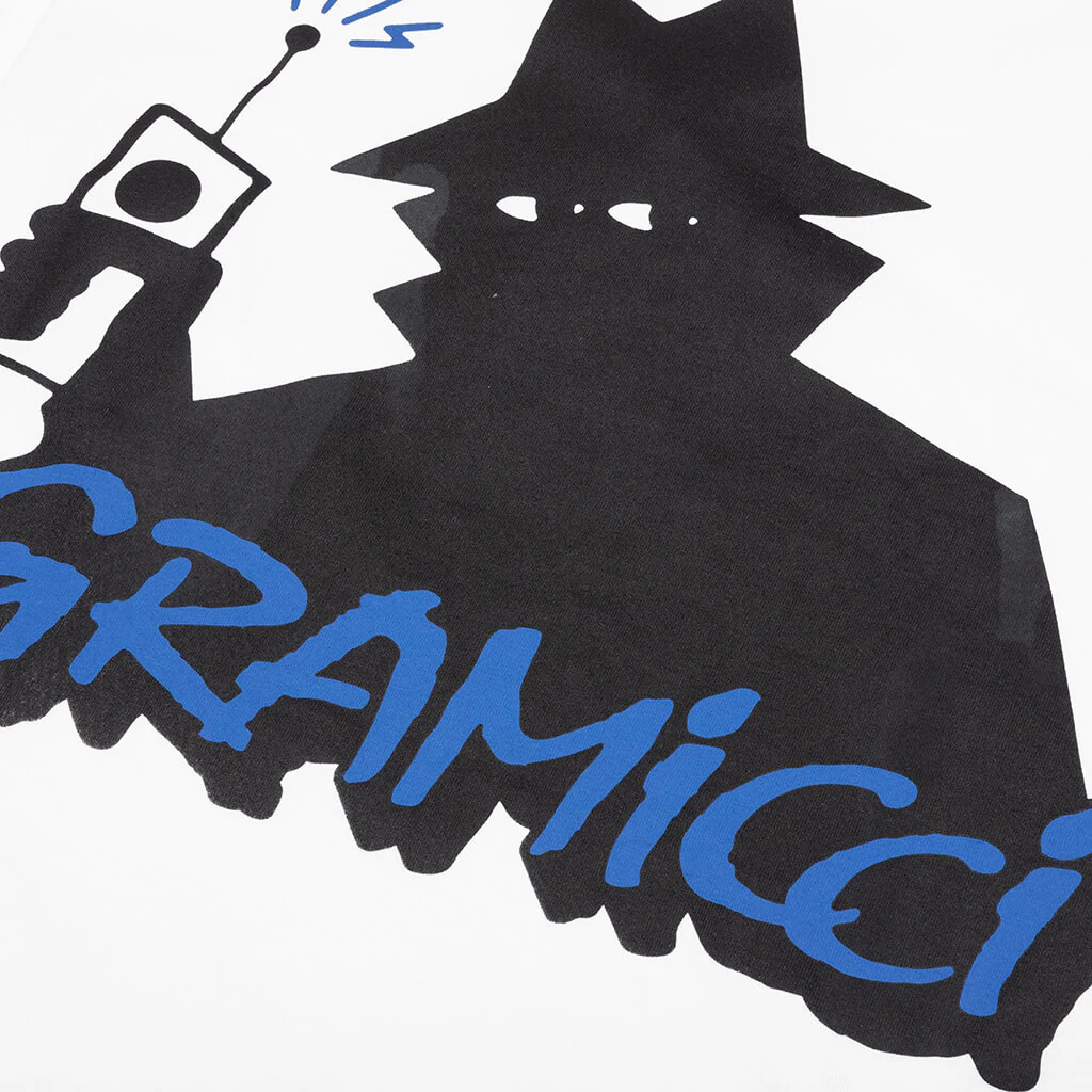 Real Bad Man x Gramicci Records L/S Tee - White - Image 4