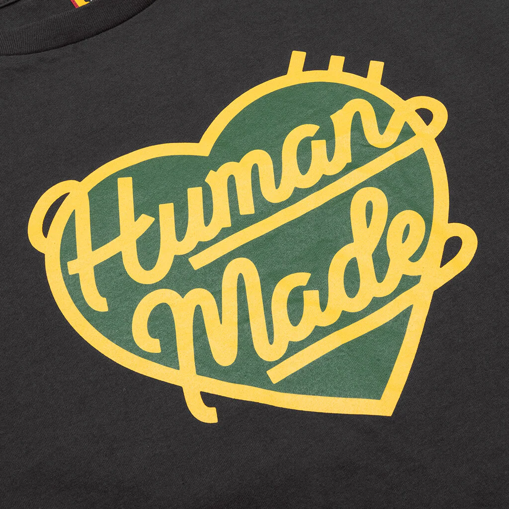 Graphic L/S T-Shirt #4 - Black - Image 3