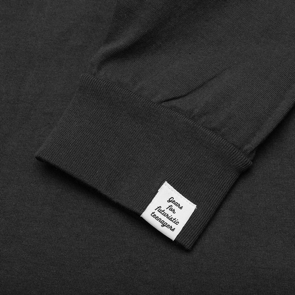 Graphic L/S T-Shirt #4 - Black - Image 4