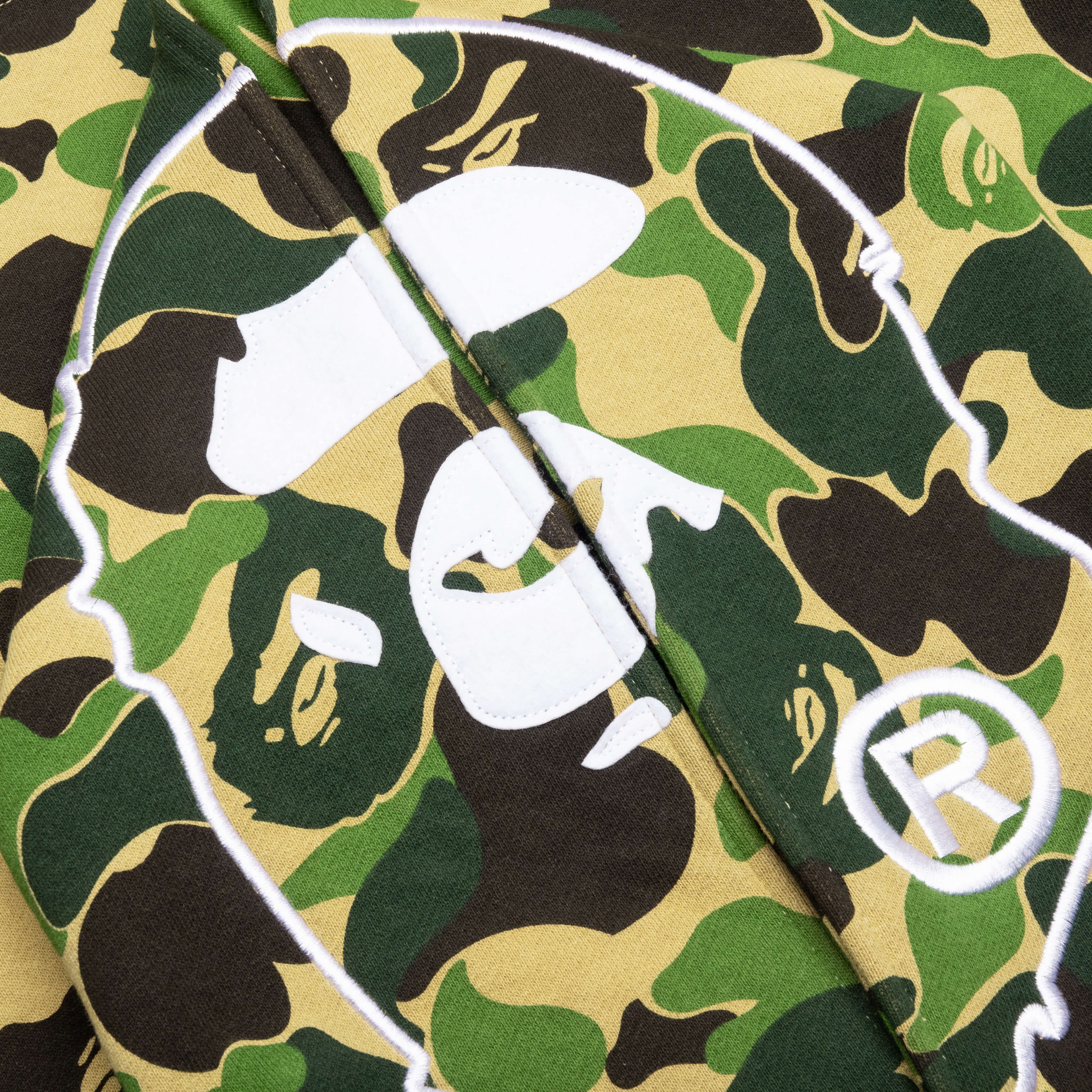 ABC Camo 2nd APE Pullover Hoodie - Green - Image 3