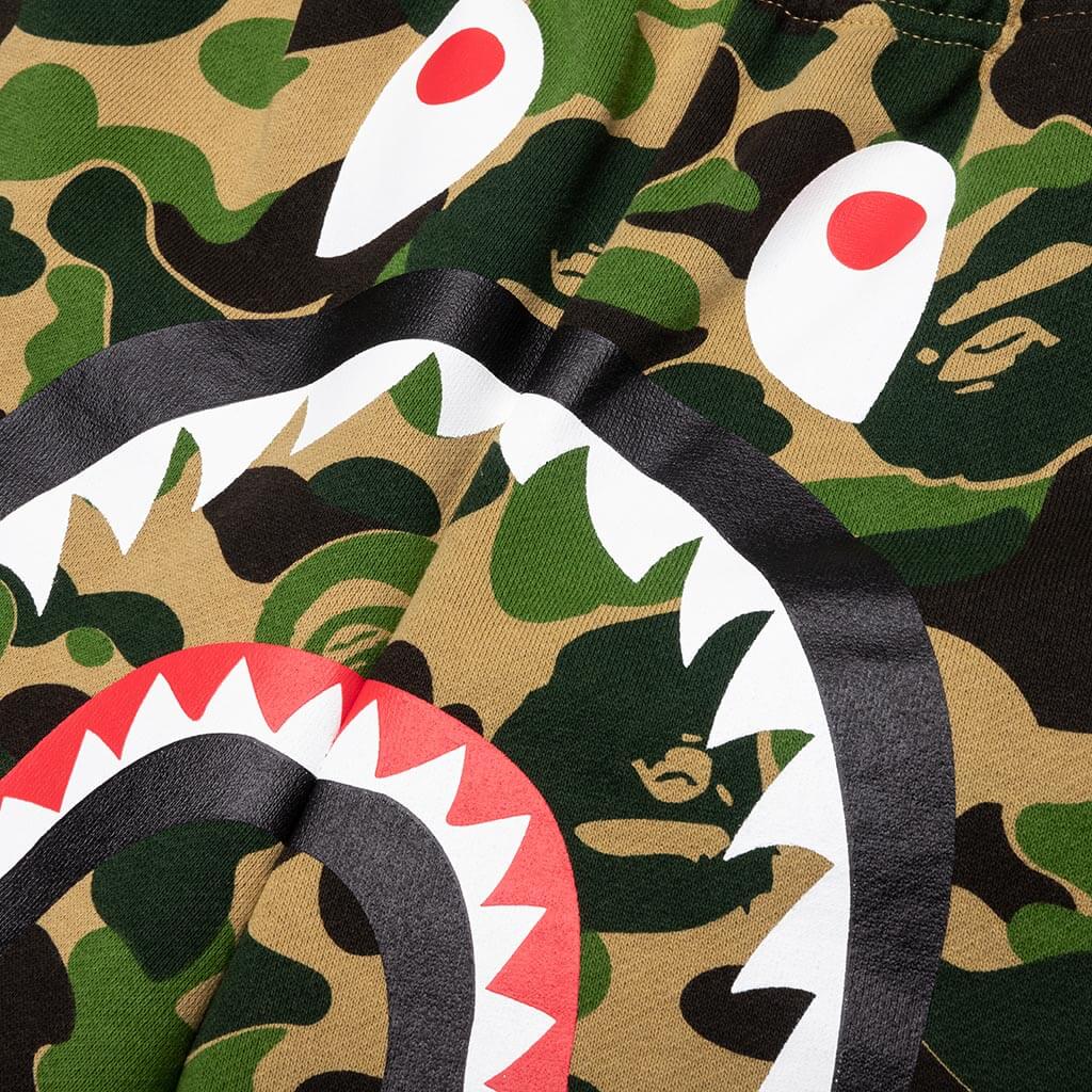 ABC Camo Shark Sweat Shorts - Green - Image 5