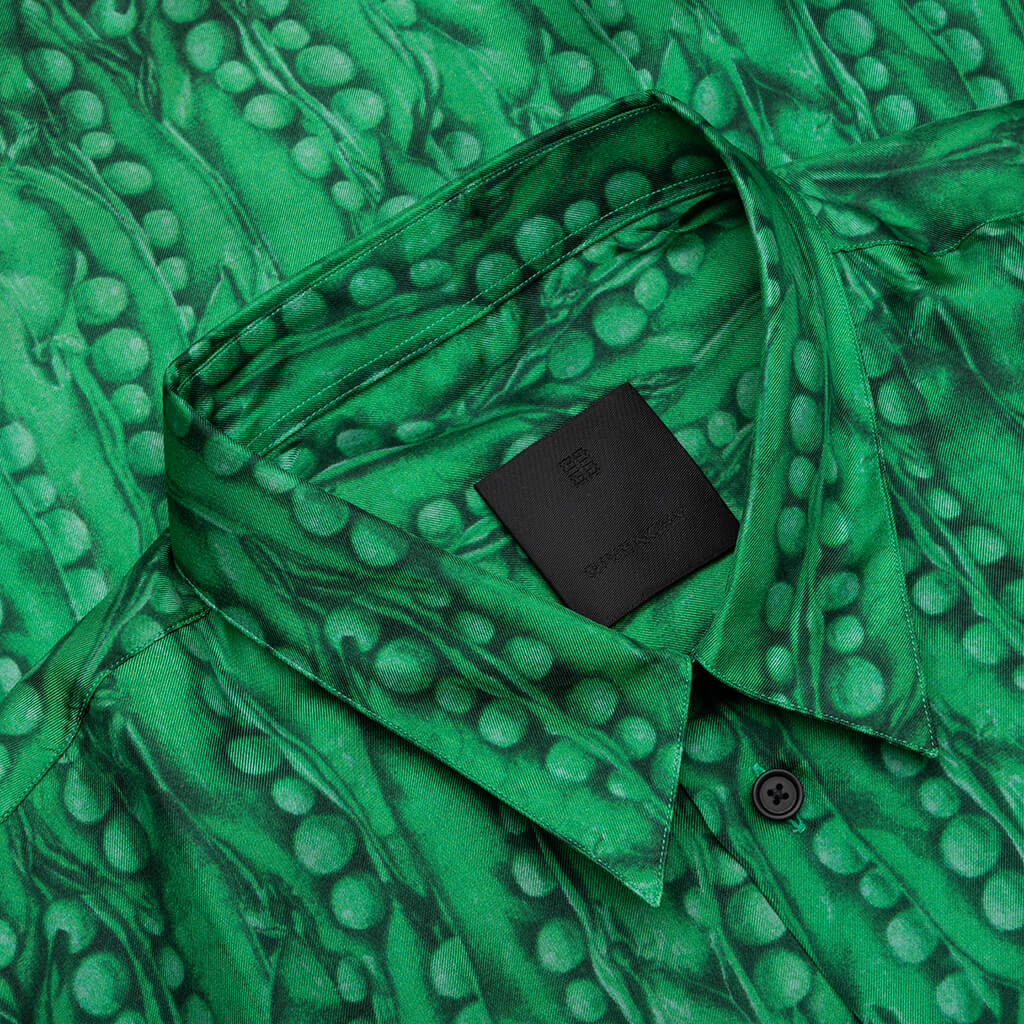 Hawaii Shirt w/ Front Pocket - Green - Image 3