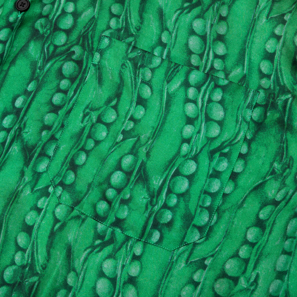 Hawaii Shirt w/ Front Pocket - Green - Image 4