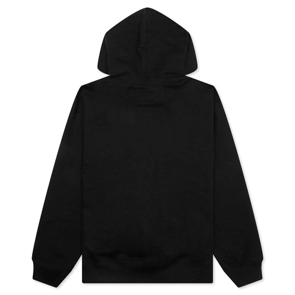Heavy Weight Pullover Hooded Type-3 Sweatshirt - Black - Image 2