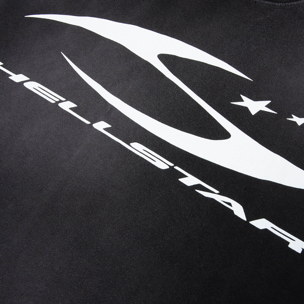 H Cursive Logo T-Shirt - Black - Image 3