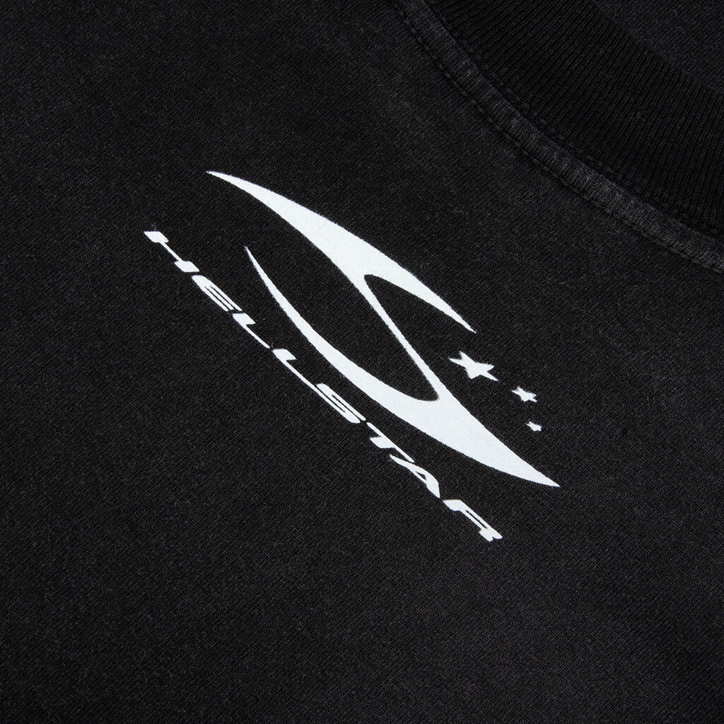 H Cursive Logo T-Shirt - Black - Image 4