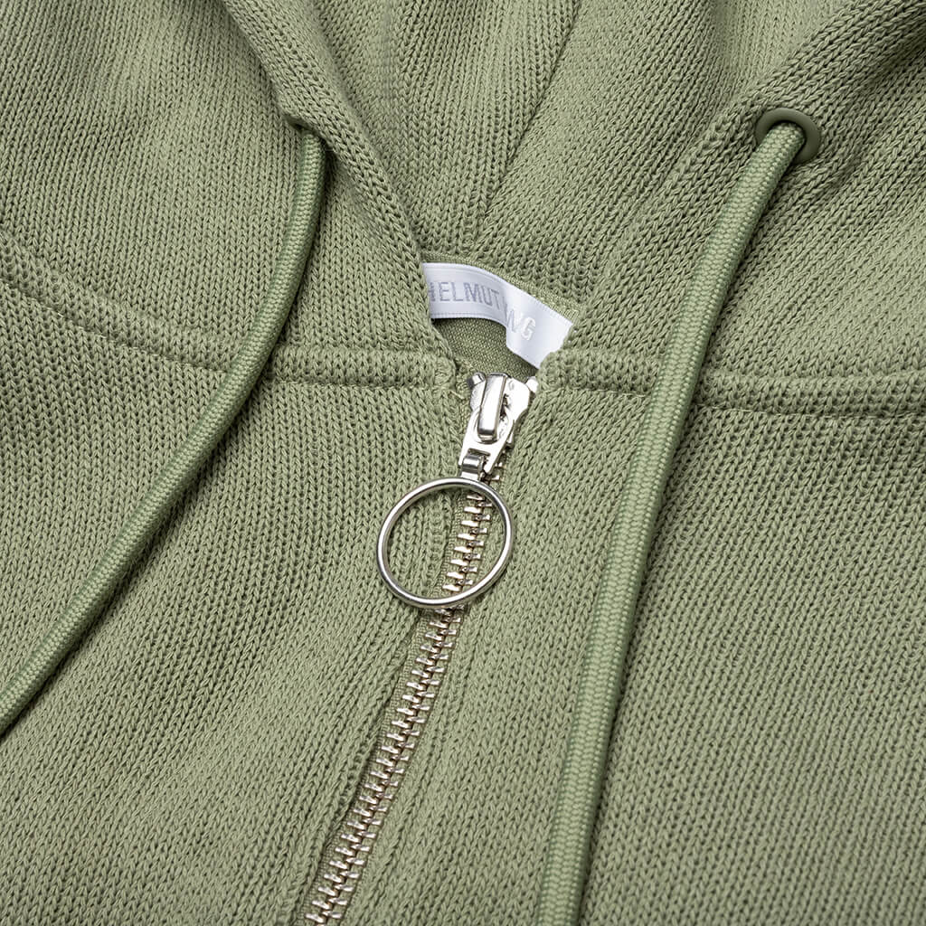 Zip-Up Logo Hoodie - Tea - Image 3