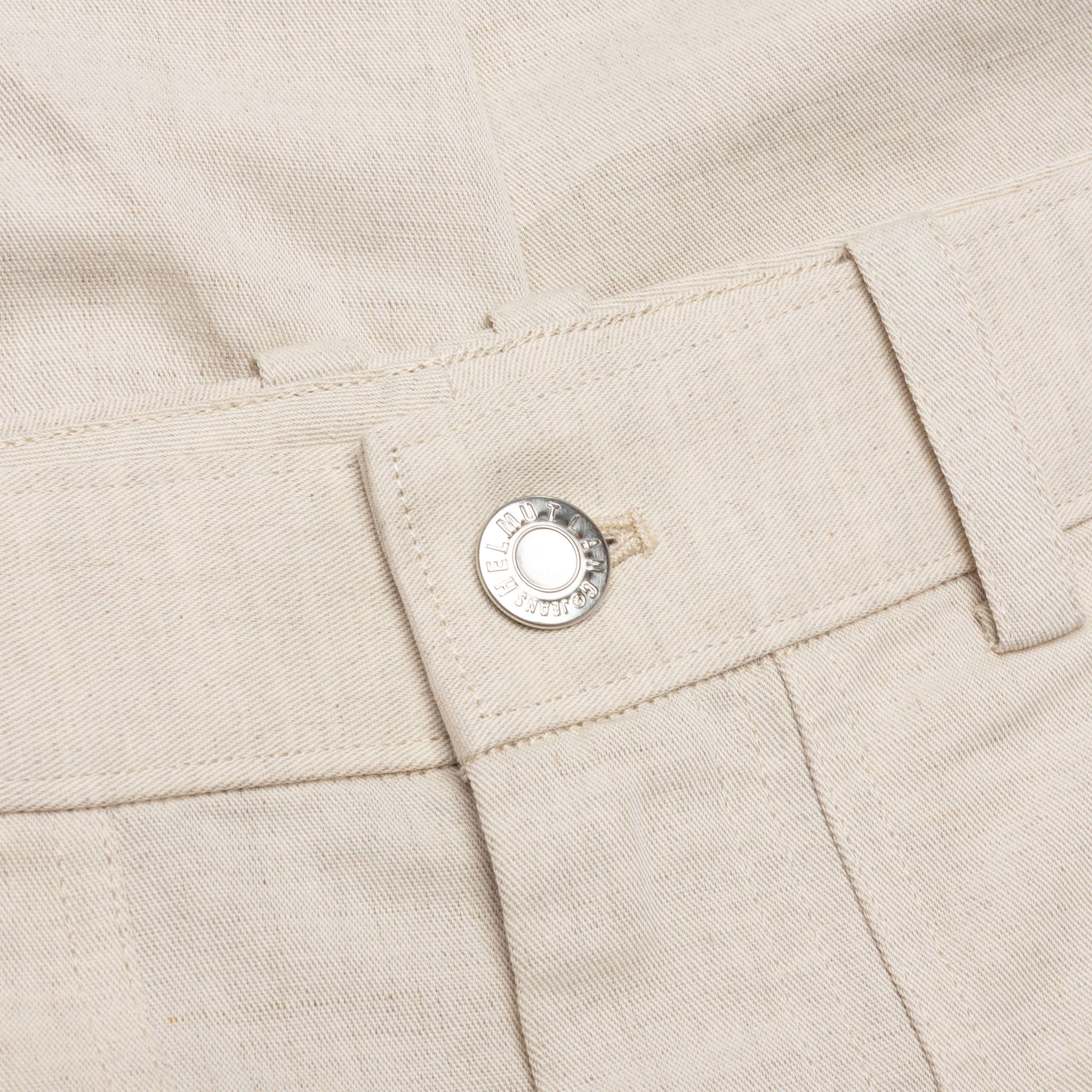 Cotton-Linen Carpenter Pant - Twill/Natural - Image 3