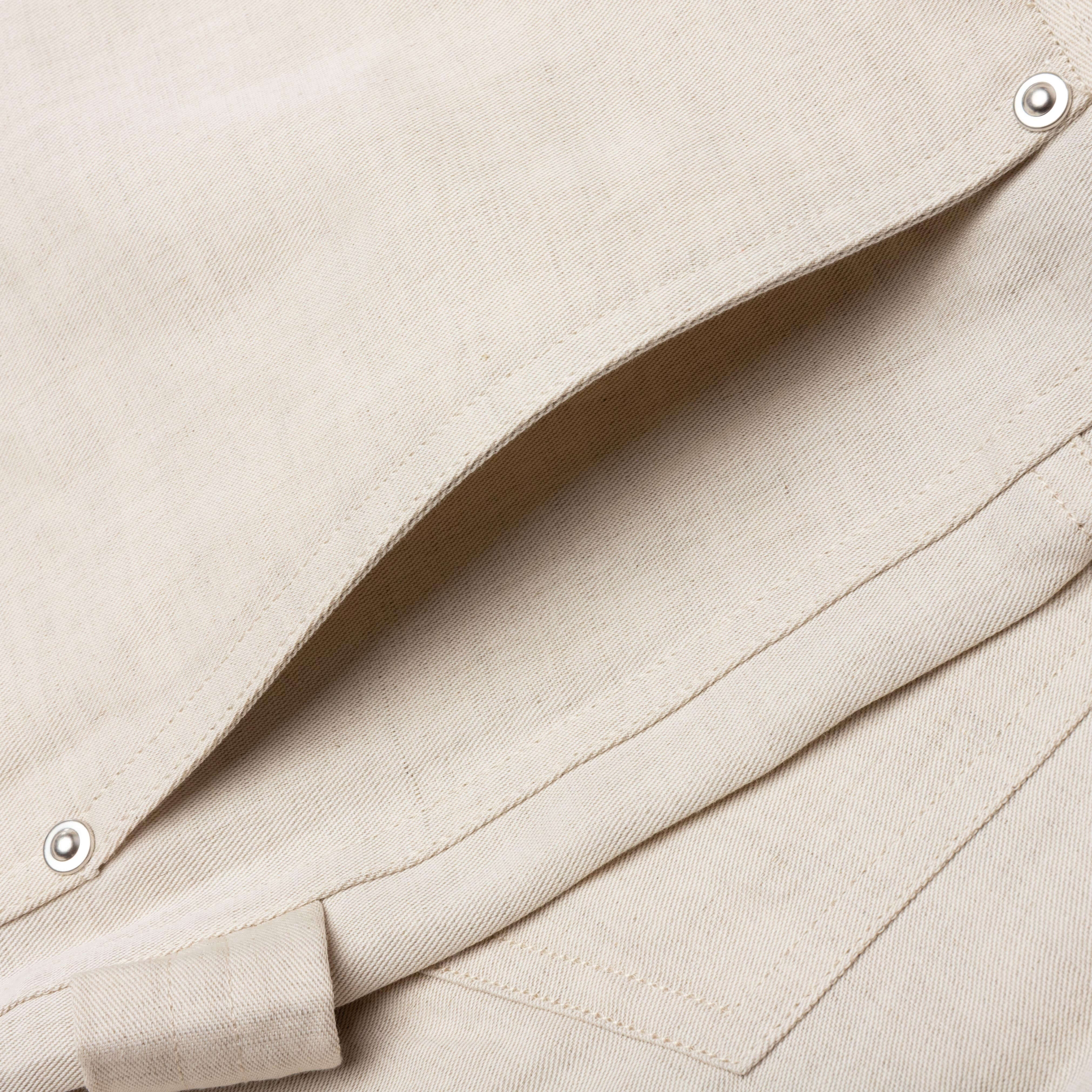 Cotton-Linen Carpenter Pant - Twill/Natural - Image 4