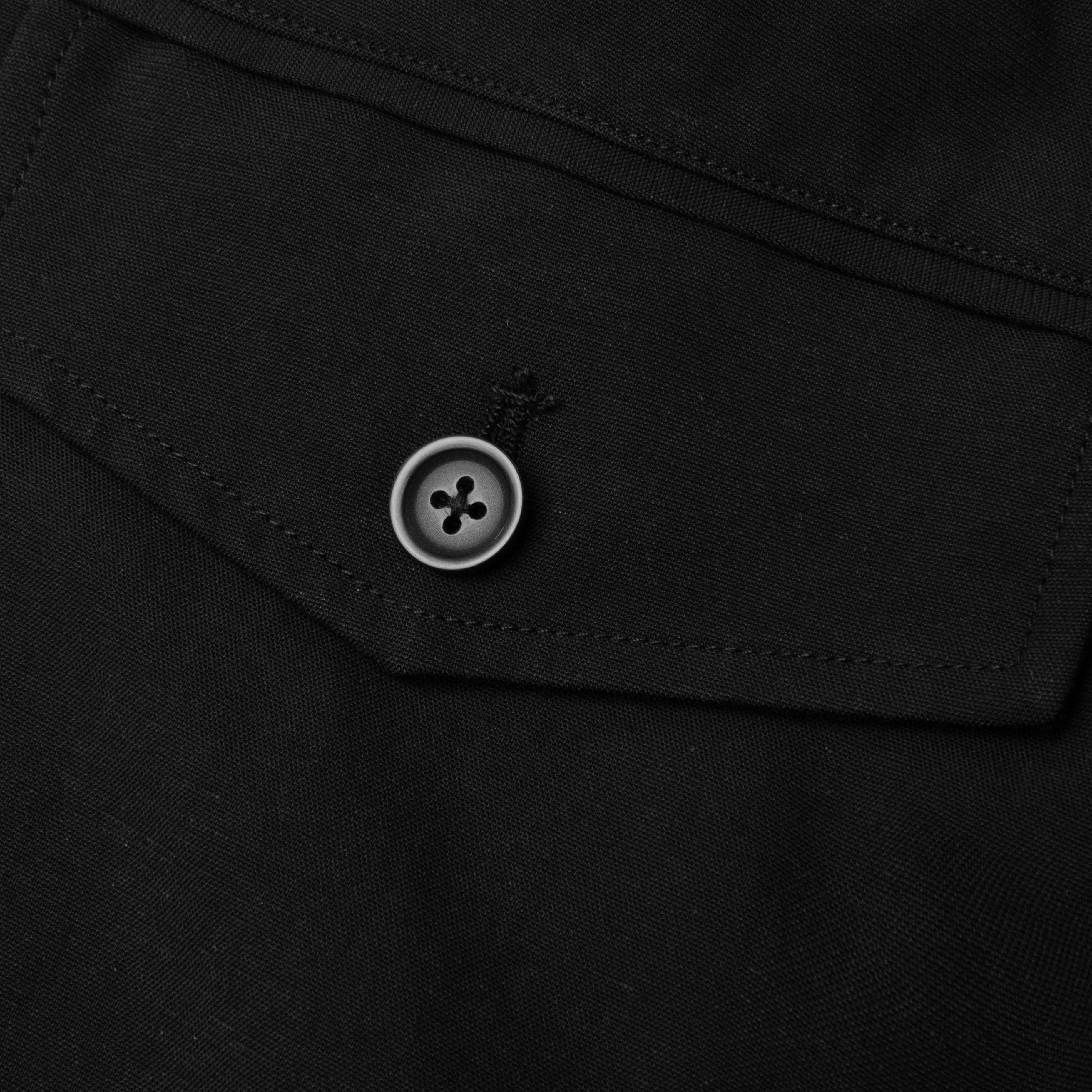 Cotton-Linen Core Pant - Black - Image 4