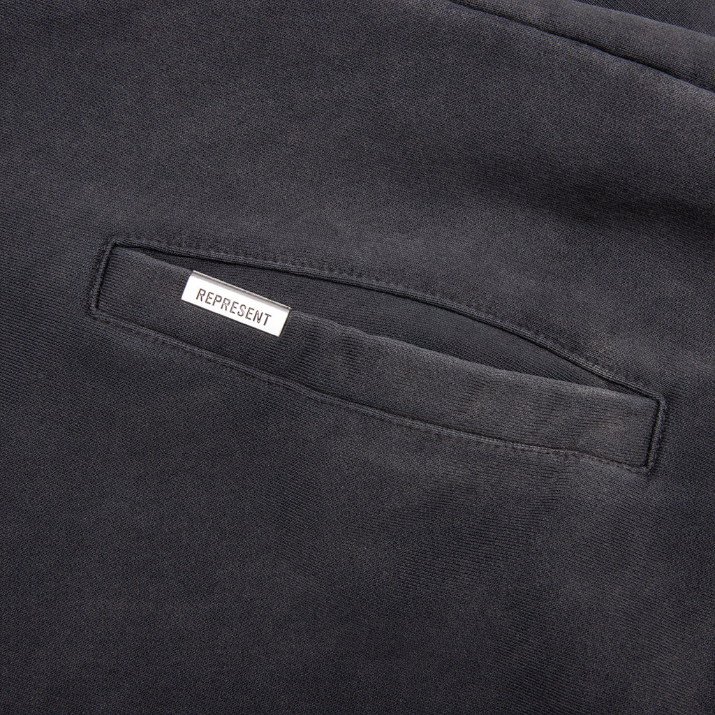 Higher Truth Zip Through Hoodie - Aged Black - Image 4