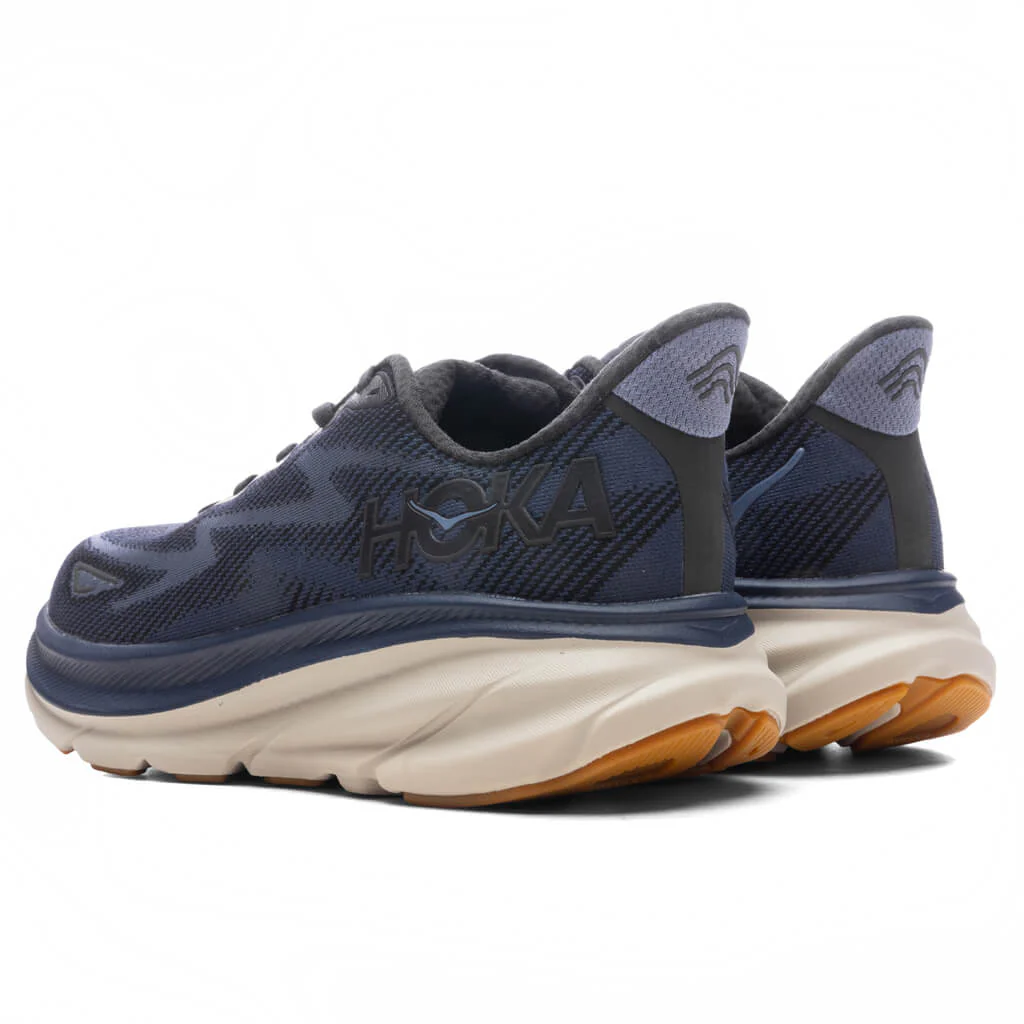 Clifton 9 - Black/Varsity Navy - Image 3