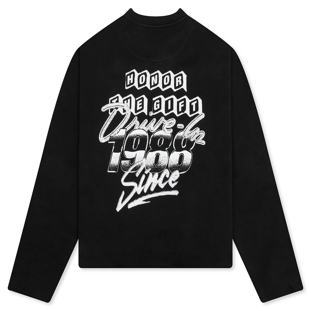1988 Drive In Crewneck - Black - Image 2