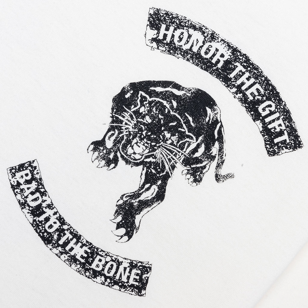 Bad To The Bone Tee - White - Image 3