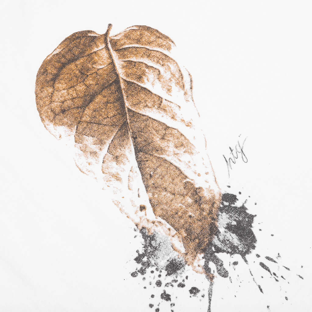 HTG Leaf S/S Tee - White - Image 3
