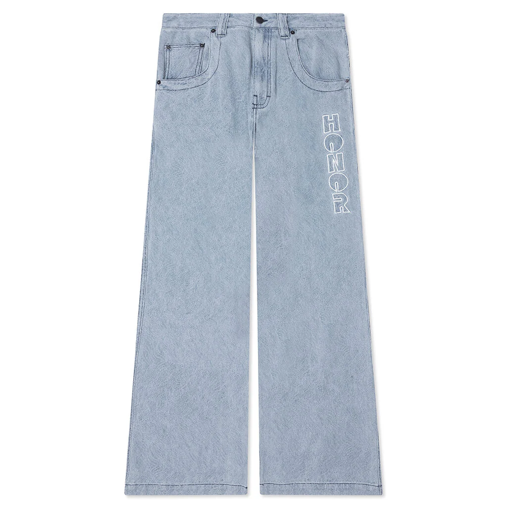 Indigo Wide Leg Pant - Light Indigo