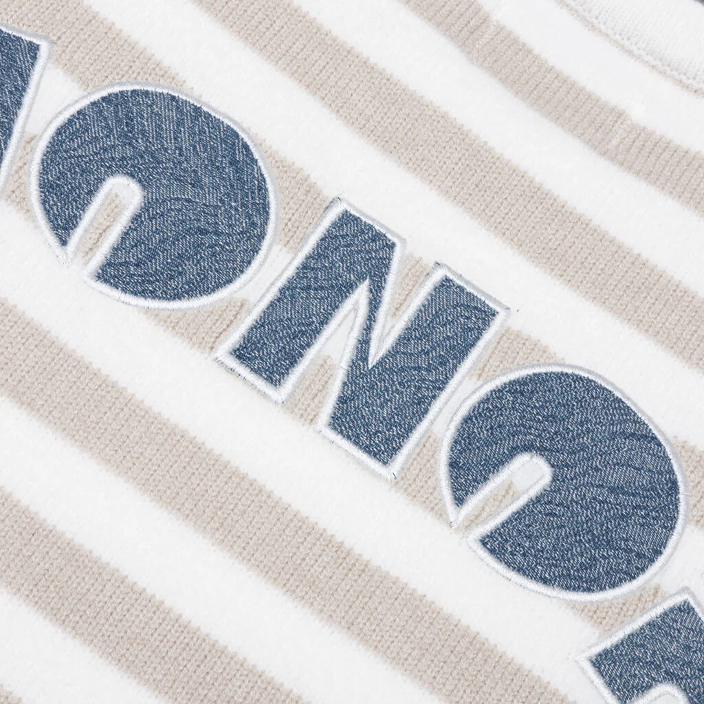 Multi Stripe Crewneck - Bone - Image 3