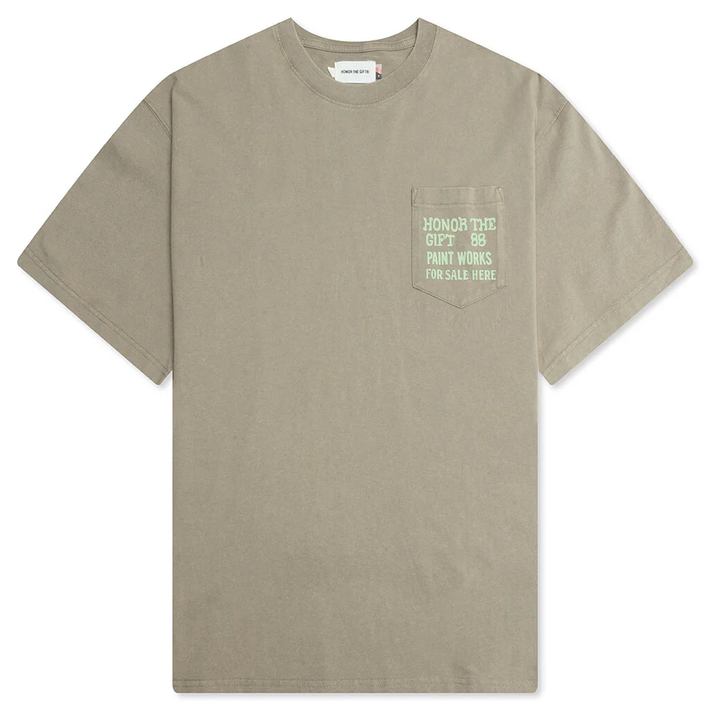 Paint Works Tee - Taupe
