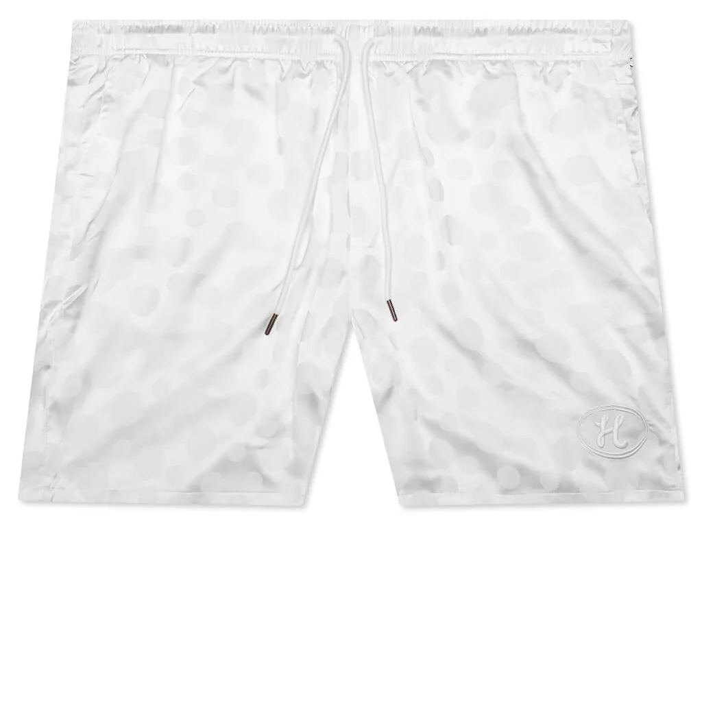 Polka Dot Short - White