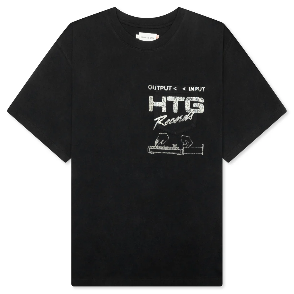 Records Tee - Black
