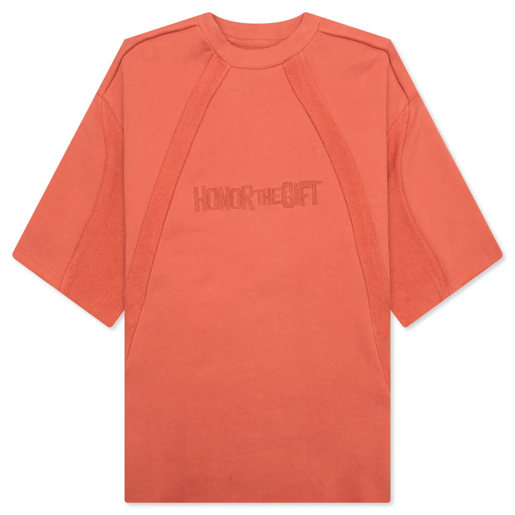 S/S Panel Terry Jumper -Brick