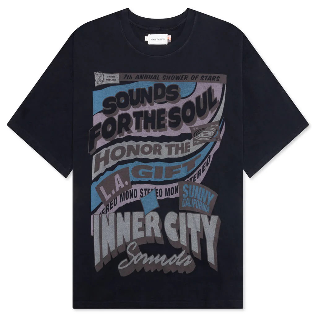 Sounds For The Soul Tee - Black