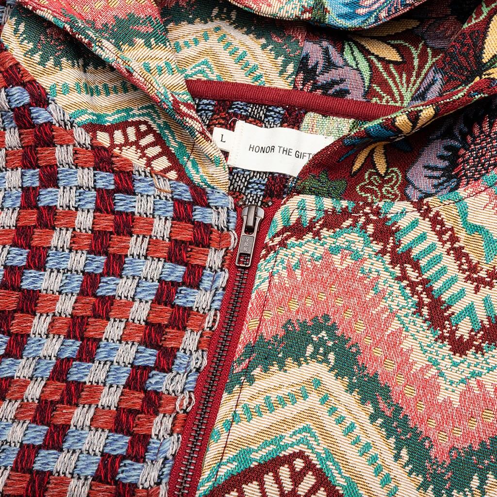 Tapestry Sounds Zip Hoodie - Red - Image 3