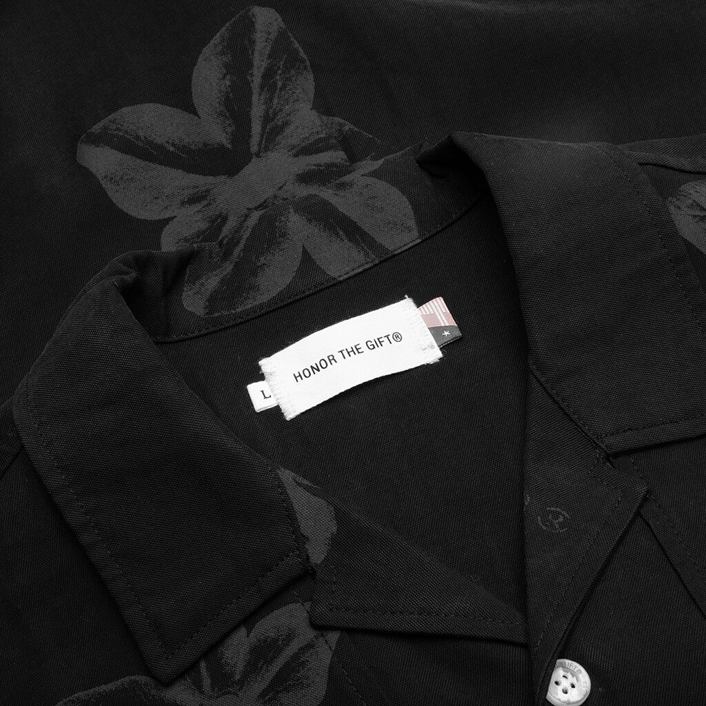 Tobacco S/S Button Up - Black - Image 3