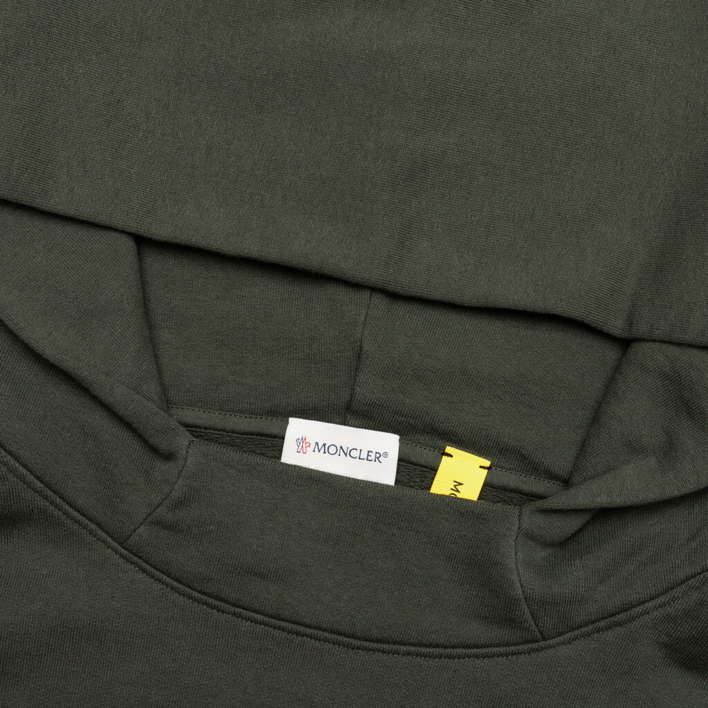 Moncler Genius x Salehe Bembury Logo Hoodie - Olive - Image 3