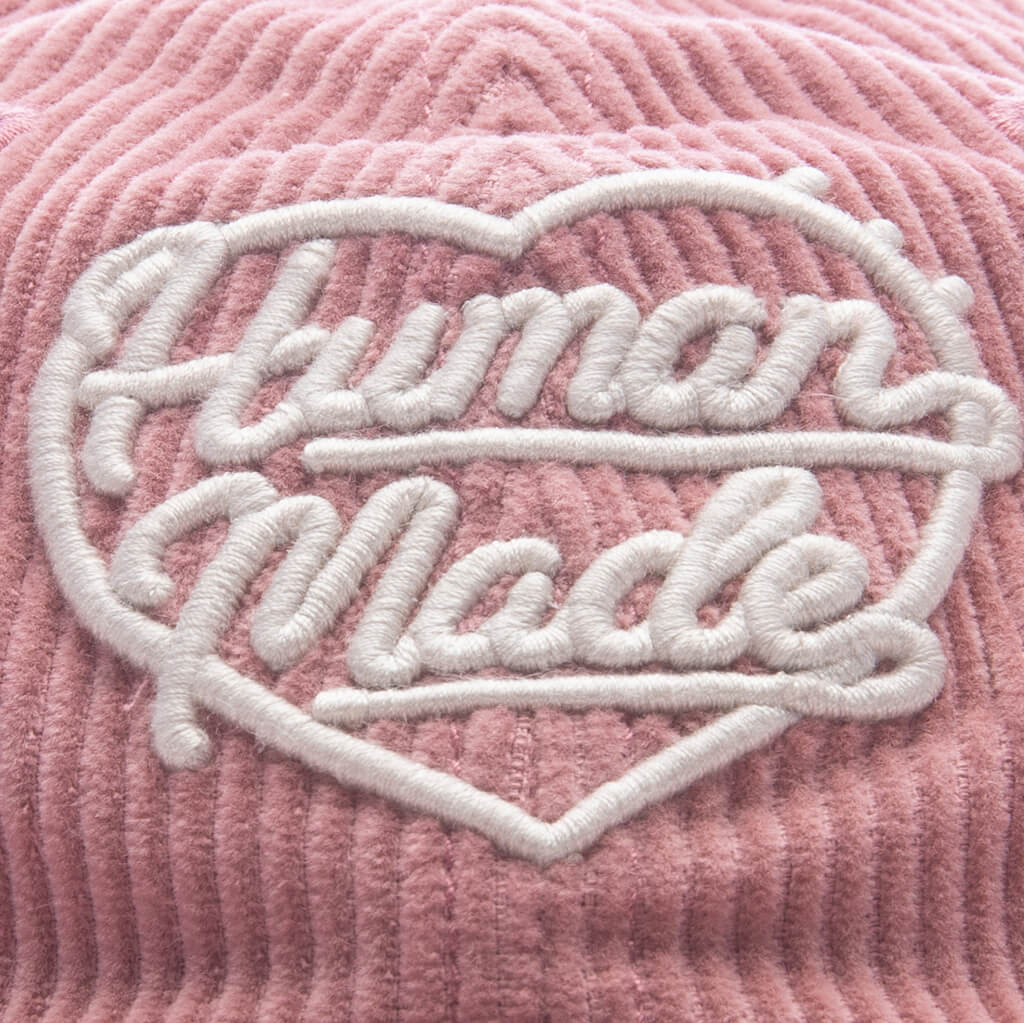 6 Panel Corduroy Cap - Pink - Image 2