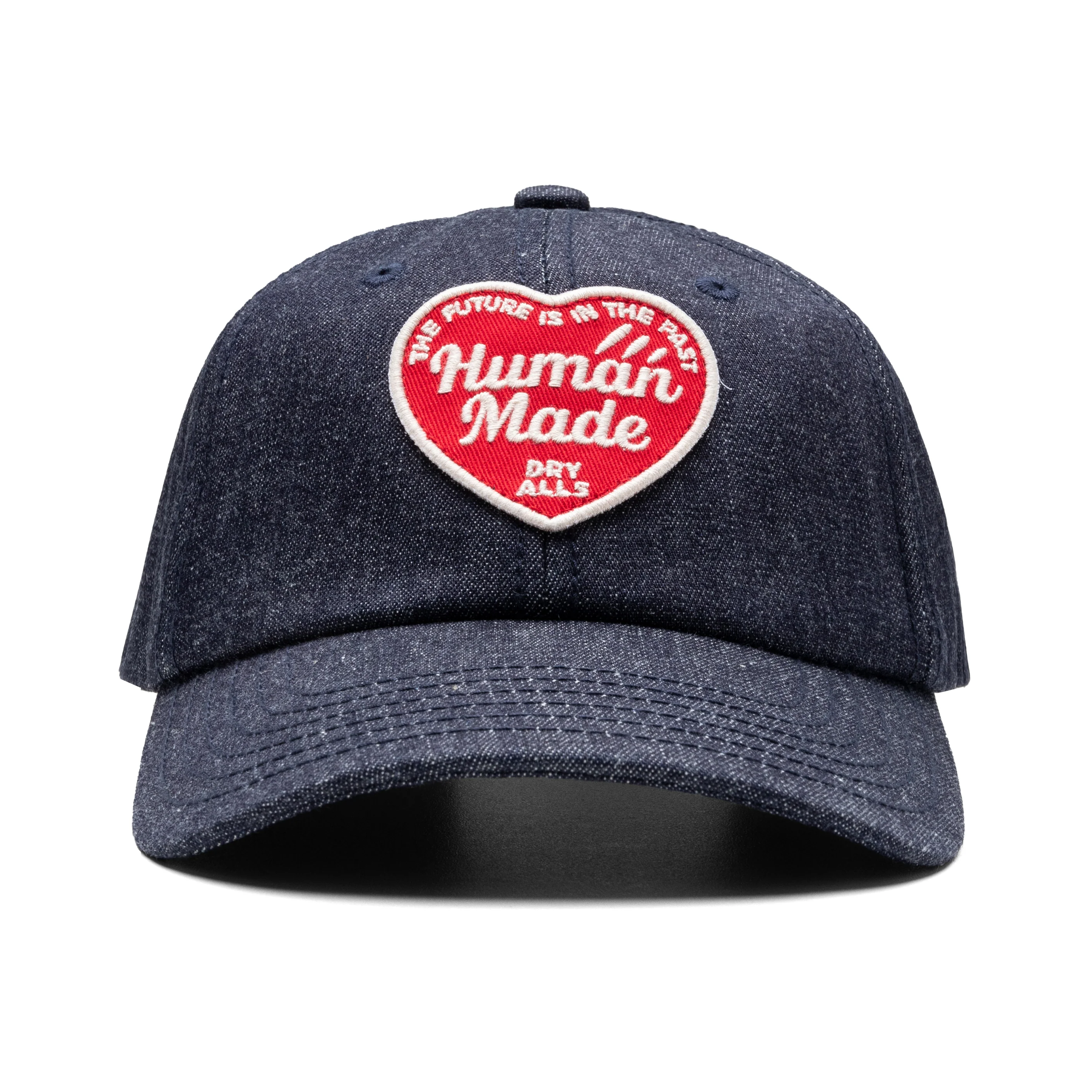 6 Panel Denim Cap - Indigo
