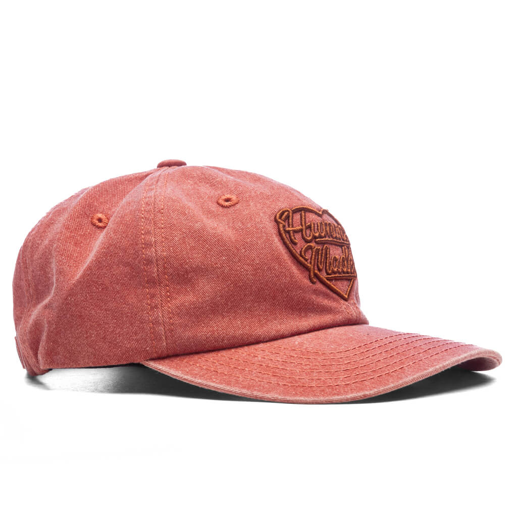 6 Panel Twill Cap #1 - Orange - Image 3